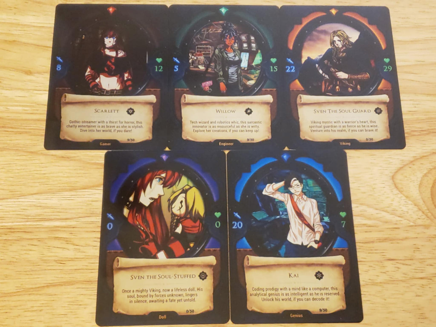 Trading Card - Metal Set (Issues 1-5)