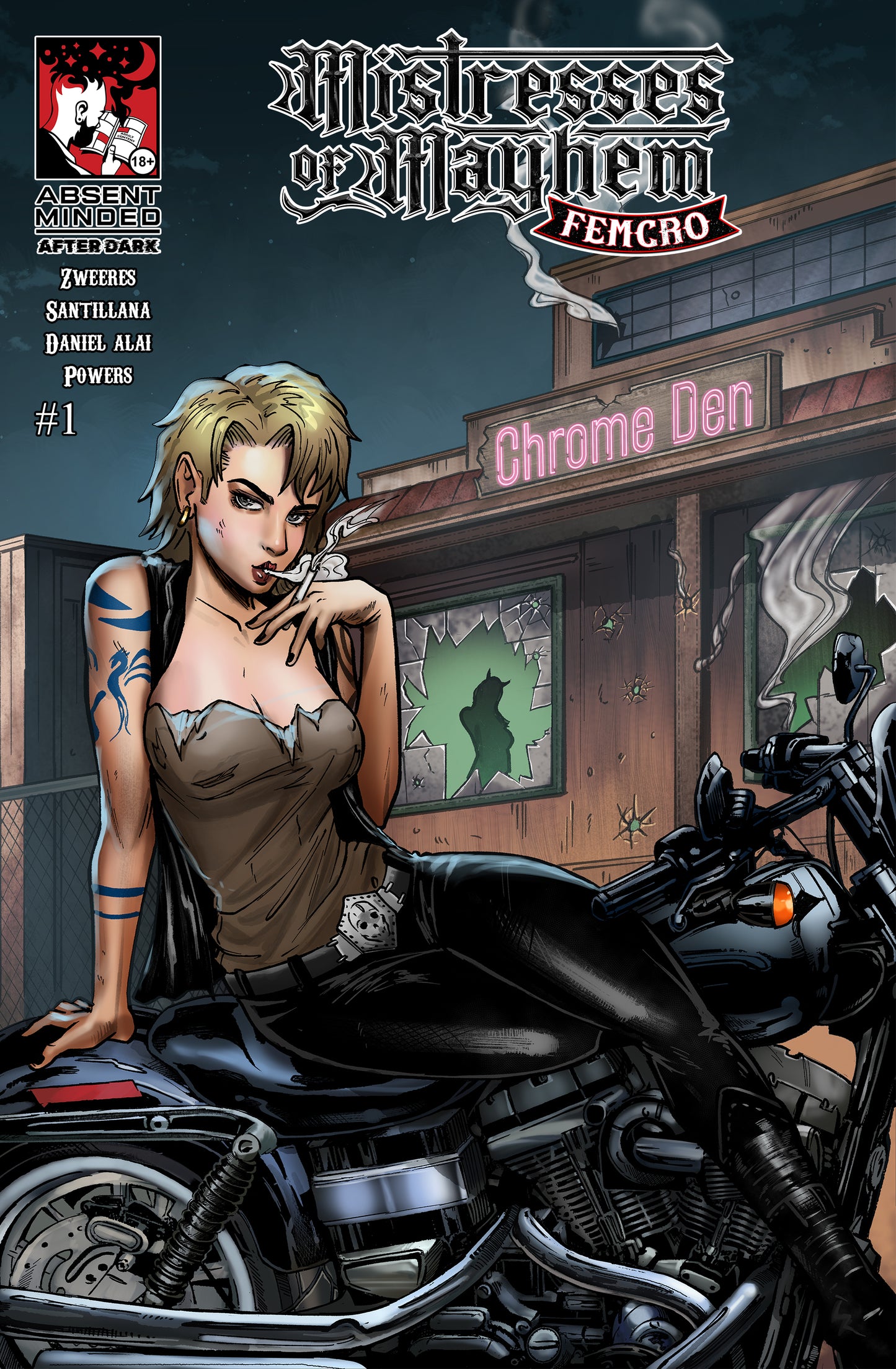 Mistresses of Mayhem: FEMCRO #1 Cover A - Israel Santillana