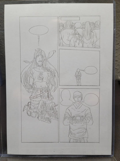 Scarlett #1 Pages (Pencils)