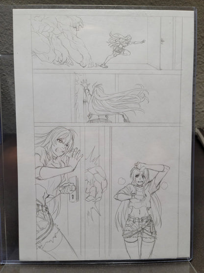 Scarlett #1 Pages (Pencils)