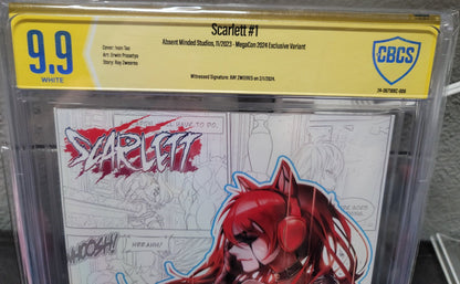 Scarlett #1 "Good Vibes" Ivan Tao MEGACON Exclusive CBCS 9.9 Signed by Ray Zweeres