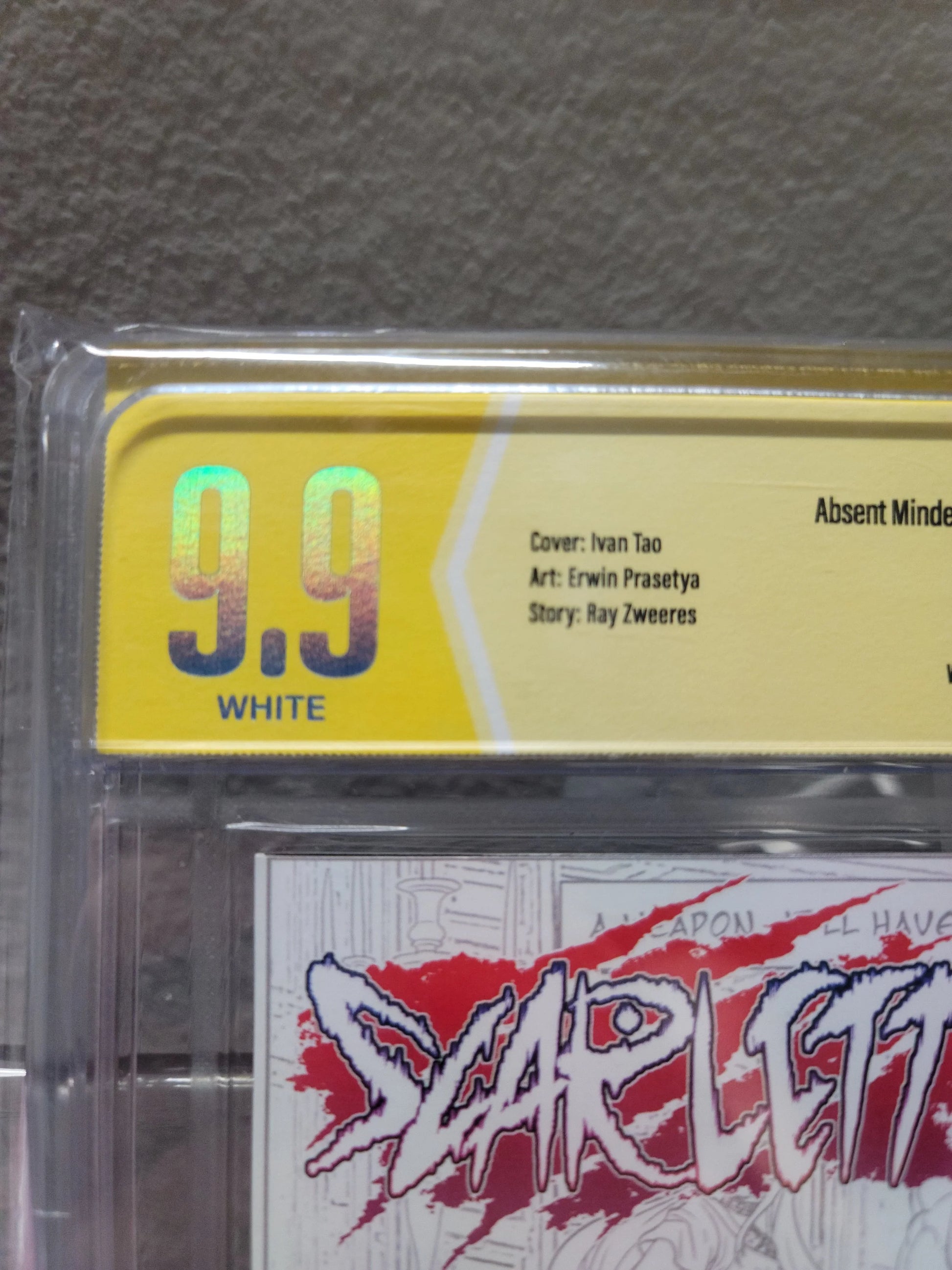 Scarlett #1 "Good Vibes" Ivan Tao MEGACON Exclusive CBCS 9.9 Signed by Ray Zweeres