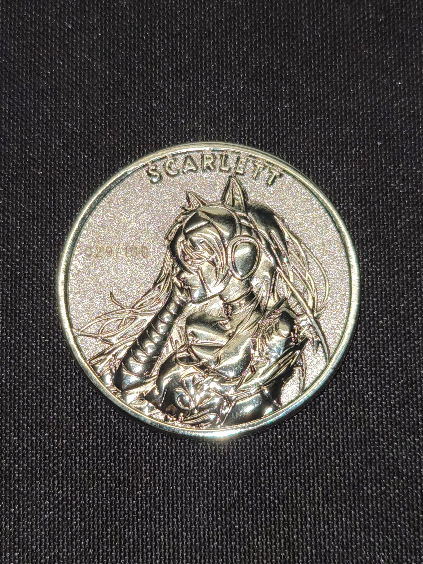 Scarlett - Absent Minded Collectors Collector's Coin LTD 100 - Ivan Tao 1.5" Silver Tone