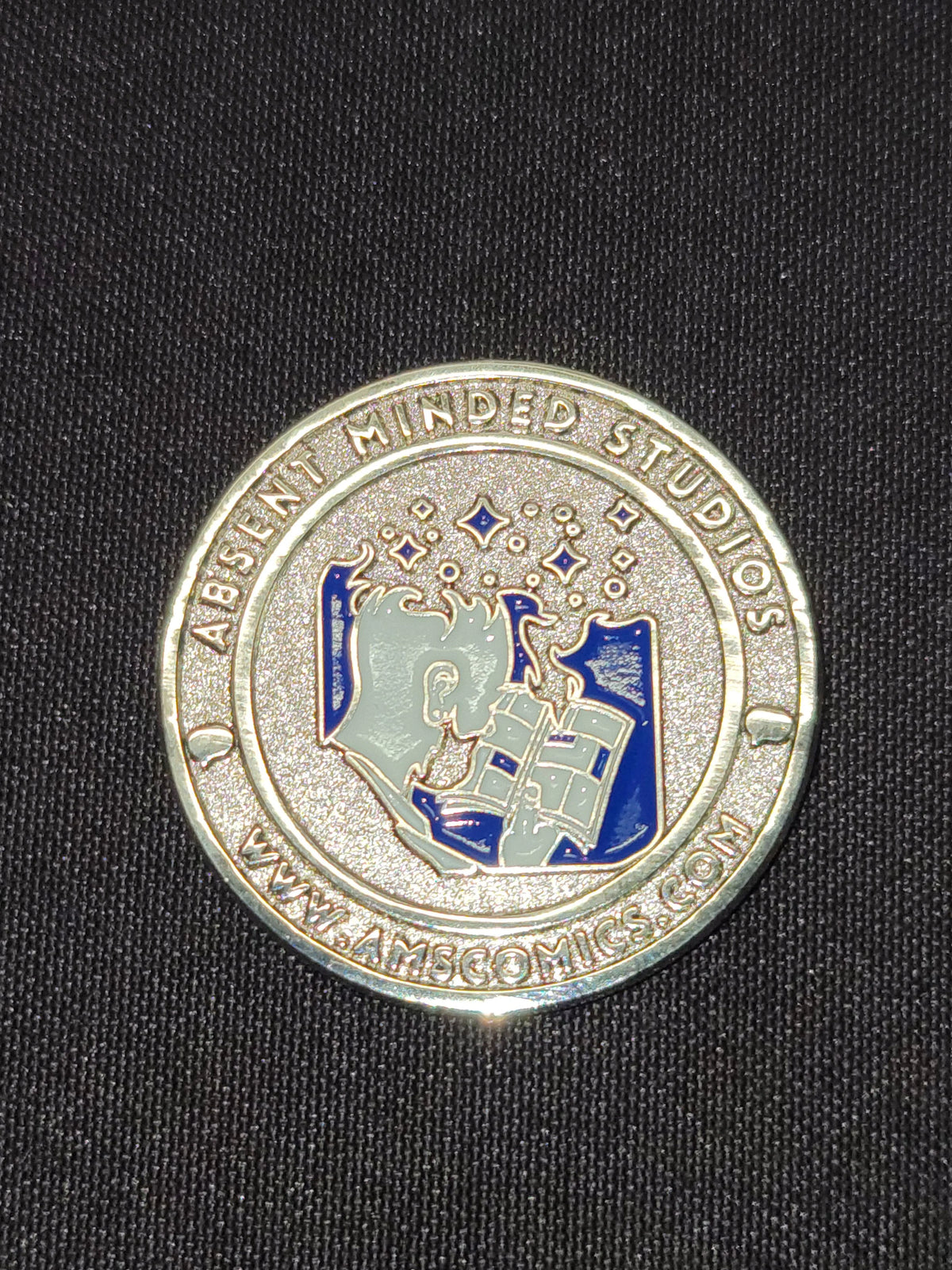 Scarlett - Absent Minded Collectors Collector's Coin LTD 100 - Derrick Chew 1.5" Silver Tone Painted Front!